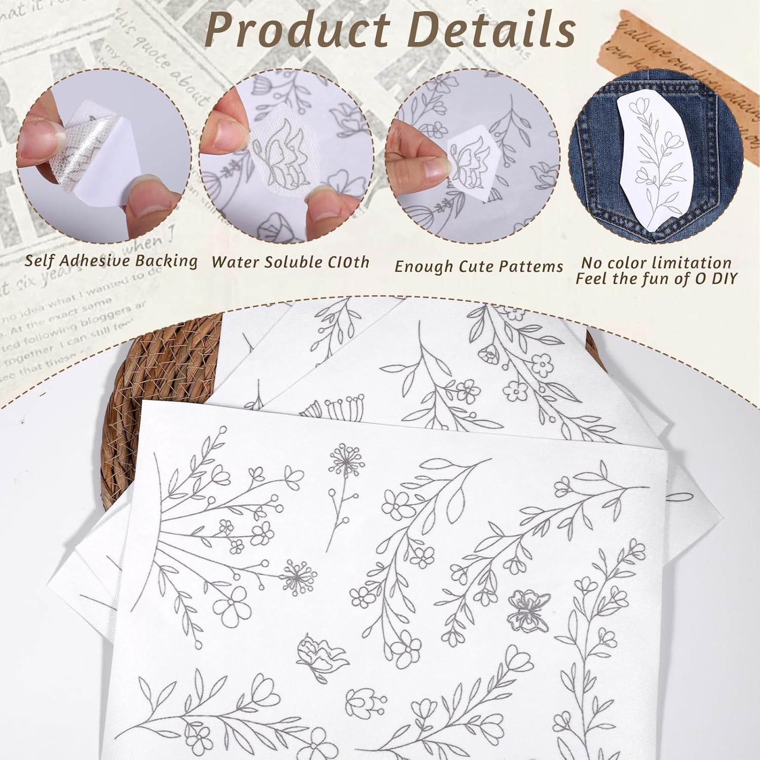 Stick & Stitch Water Soluble E - огляд і ціна Water Soluble Stabilizer