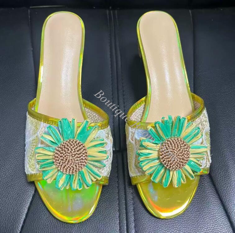Bright Sunflower Floral Embroi - огляд і ціна Embroidery Lace