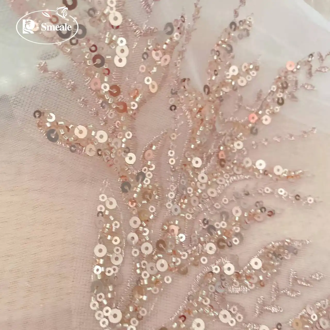 5Pair-2Pair.Rose Gold Sequin T - огляд і ціна Embroidery Roses