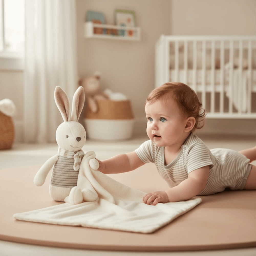 Square Shape Baby Rabbit Comfo - огляд і ціна Embroidery Rabbit