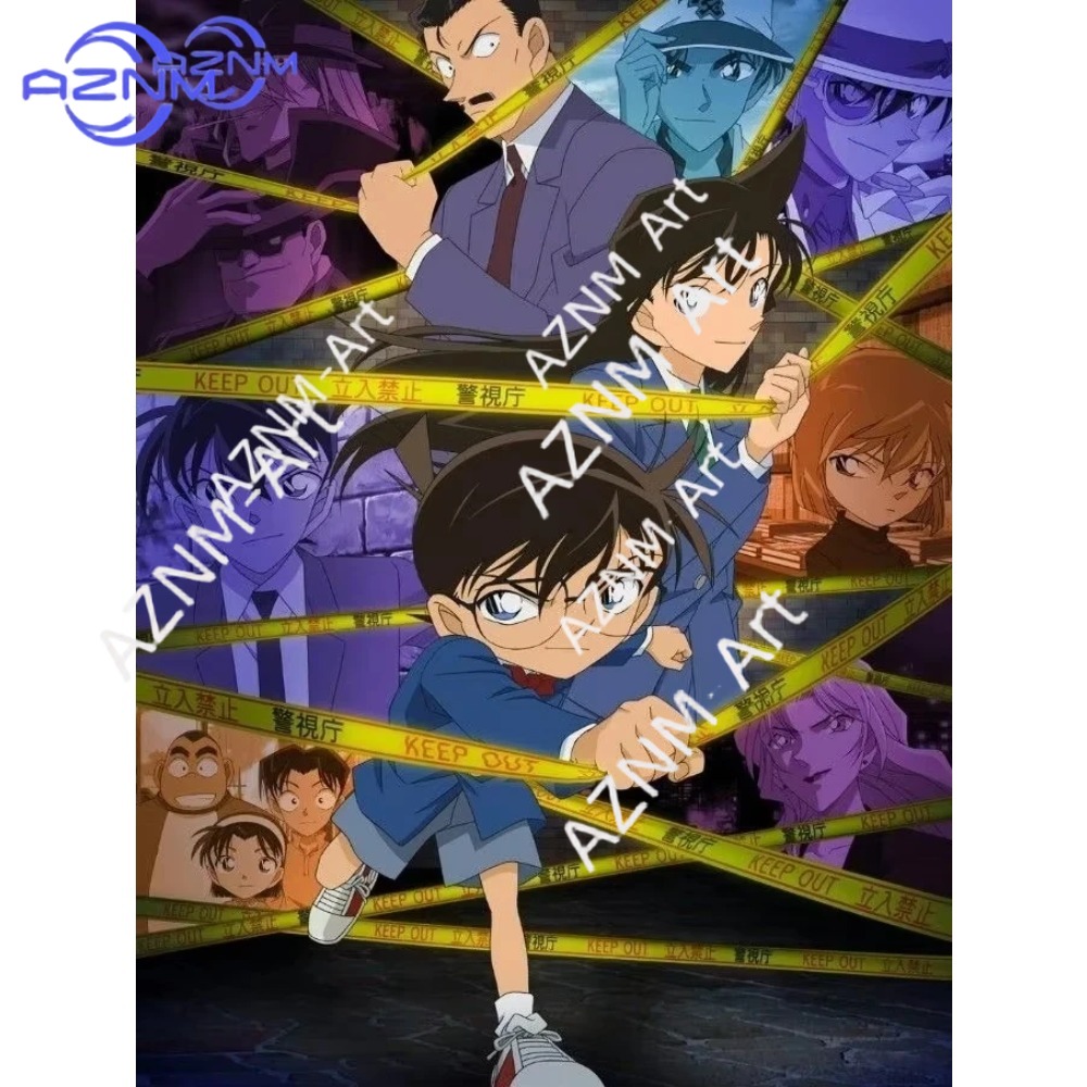 1pc Detective Conan Diamond Pa - огляд і ціна Embroidery Canvas