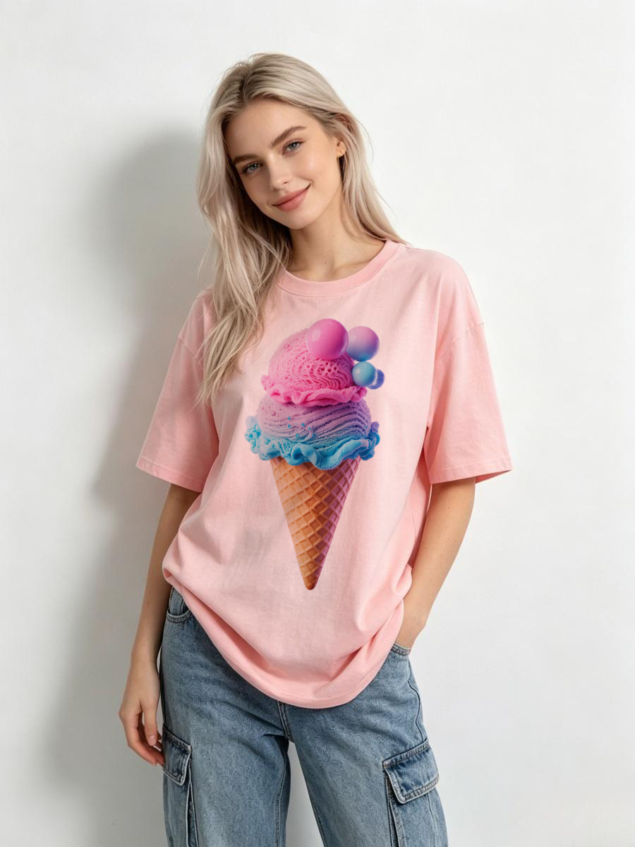 T Shirts Girls Chain-Stitched  - огляд і ціна Embroidery Chain Stitch