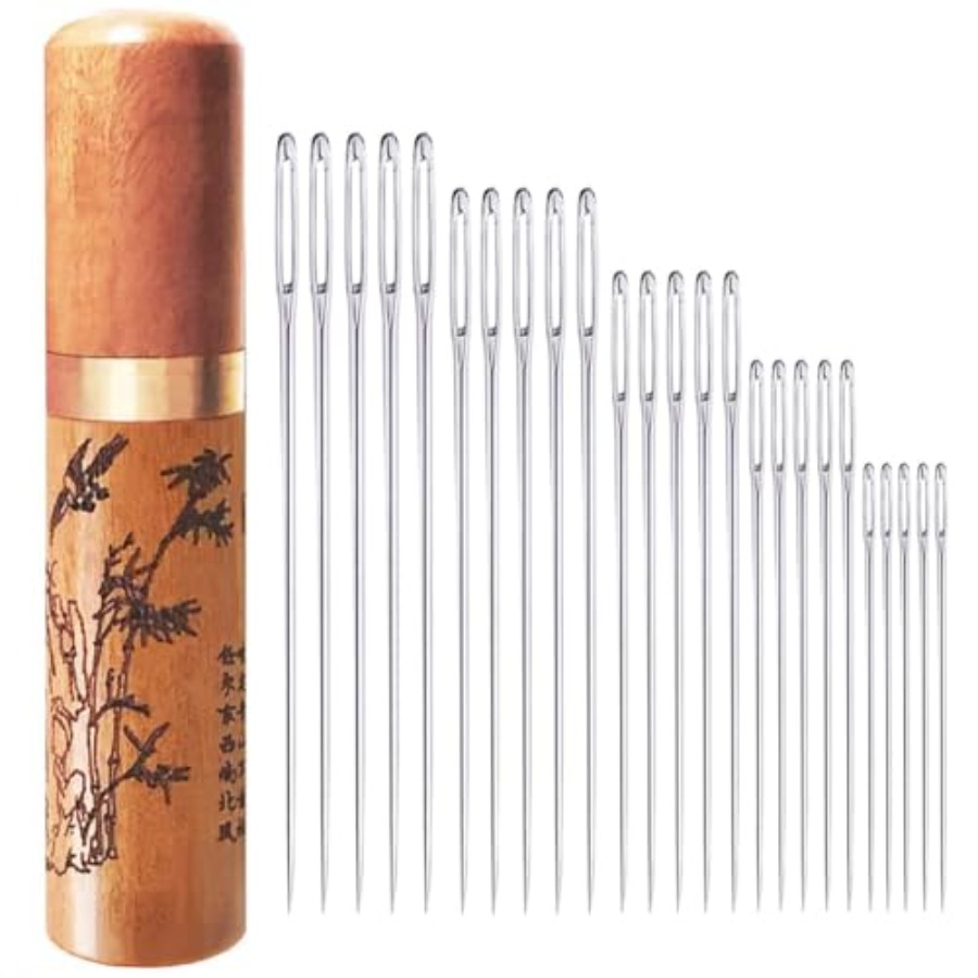 Large Eye Sewing Needles, Embr - огляд і ціна Embroidery Pattern