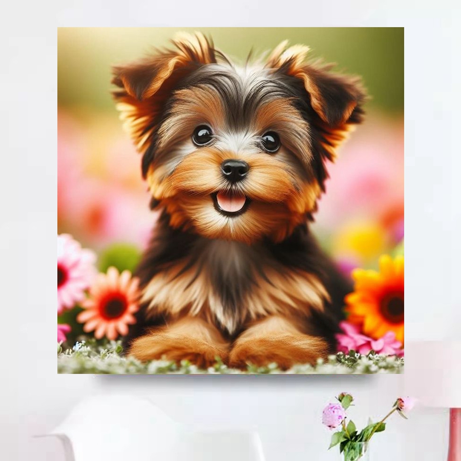 Yorkshire Terrier Dog 5D DIY D - огляд і ціна Embroidery Room