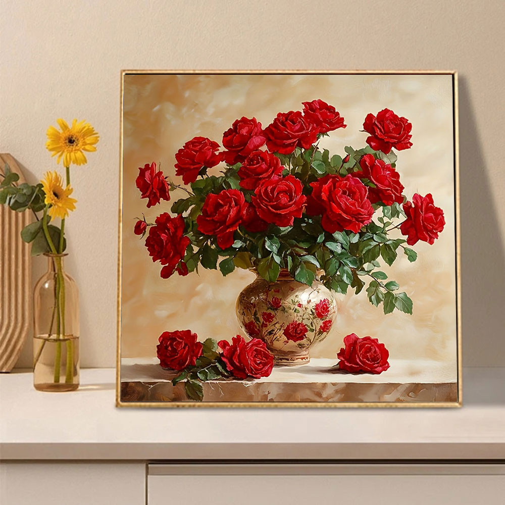 Rose Diamond Painting Full Squ - огляд і ціна Embroidery Roses