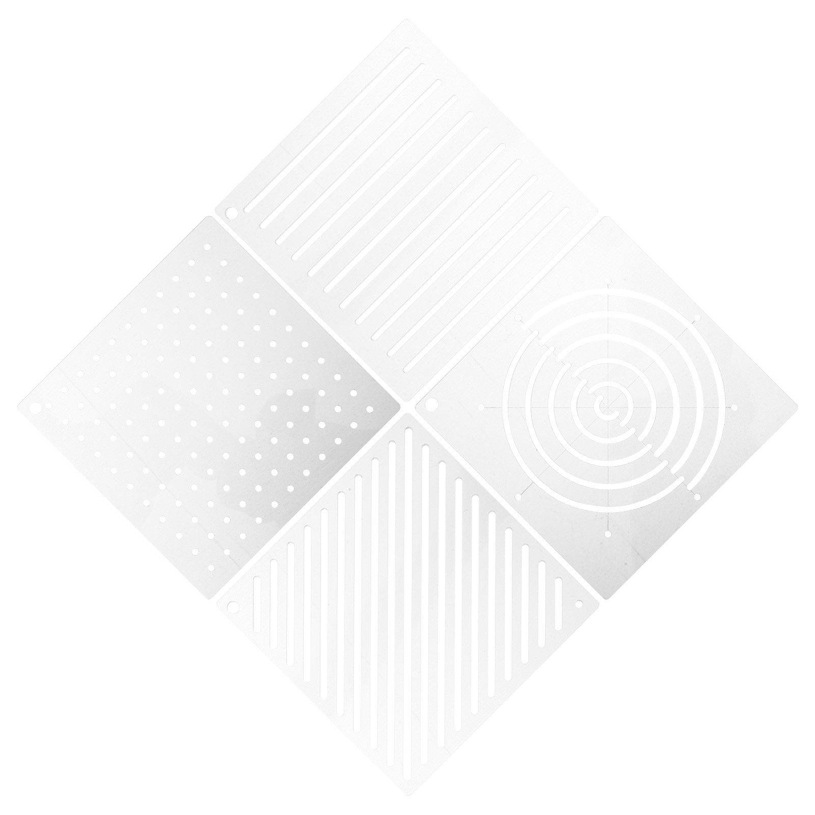4Pcs Versatile Acrylic Quiltin - огляд і ціна Embroidery Pattern