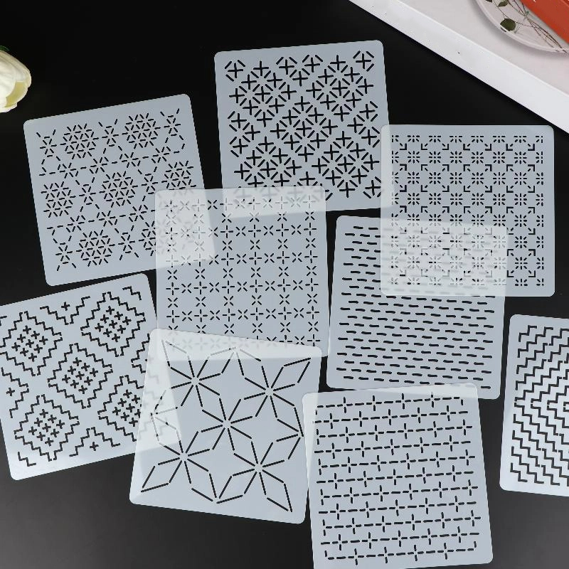 9/32Pcs Sashiko Embroidery Tem - огляд і ціна Embroidery Handicraft