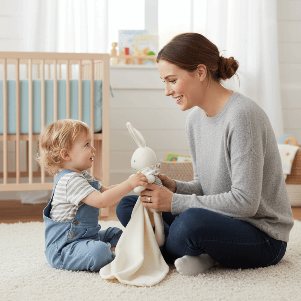 Square Shape Baby Rabbit Comfo - огляд і ціна Embroidery Rabbit