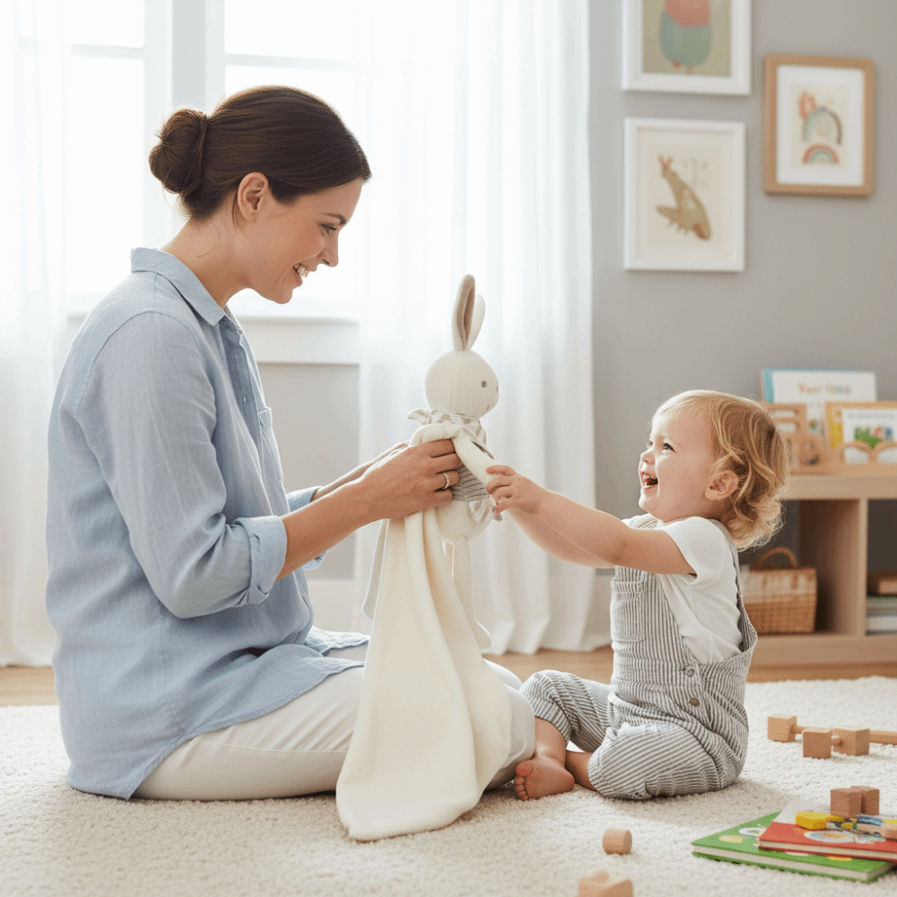 Square Shape Baby Rabbit Comfo - огляд і ціна Embroidery Rabbit