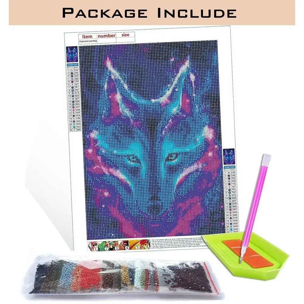 1pc frameless Cross Stitch Dia - огляд і ціна Embroidery Pattern