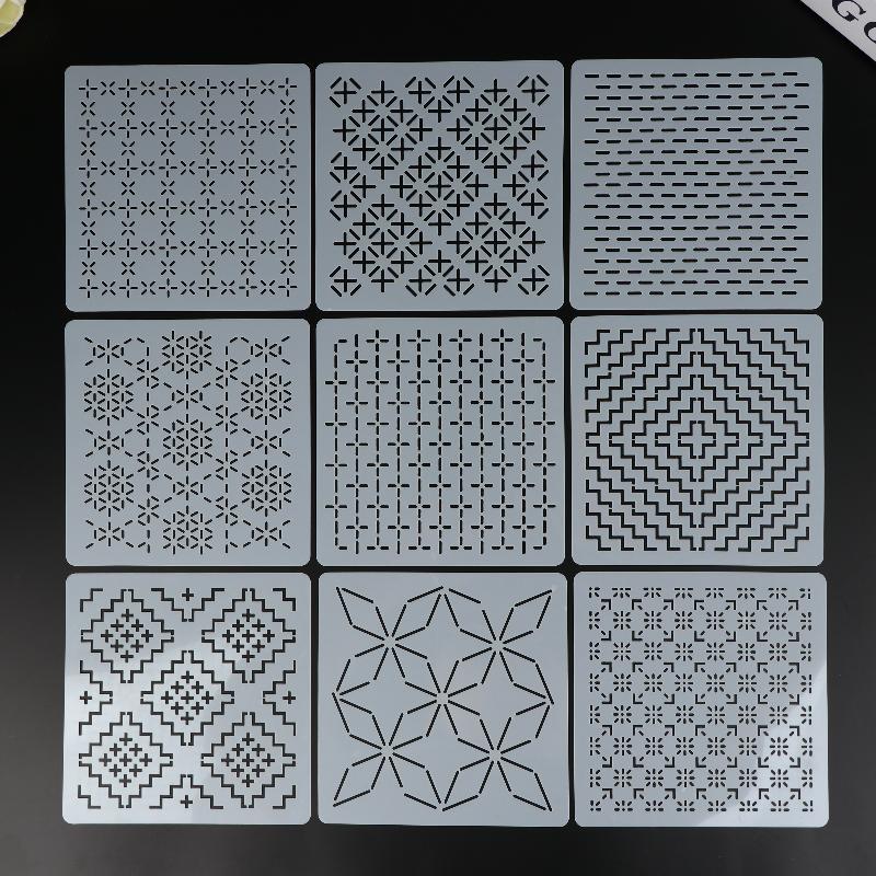 9/32Pcs Sashiko Embroidery Tem - огляд і ціна Embroidery Handicraft