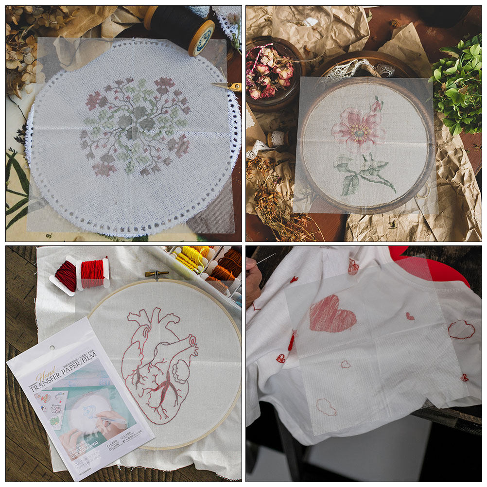8Pcs Water Soluble Embroidery  - огляд і ціна Water Soluble Stabilizer