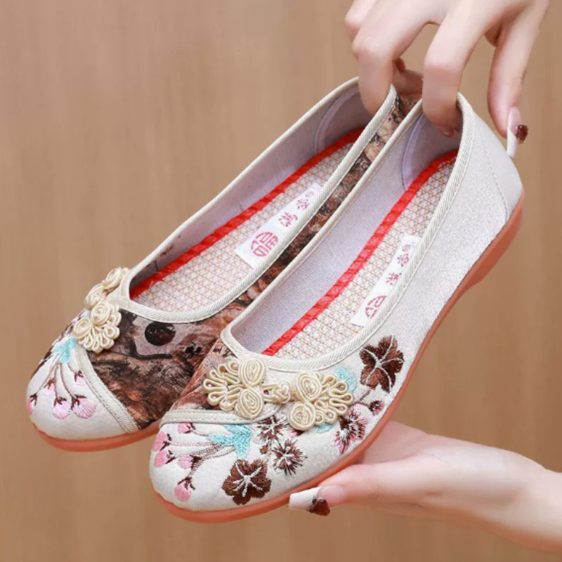 Retro Chinese Style Women Canv - огляд і ціна Embroidery Canvas