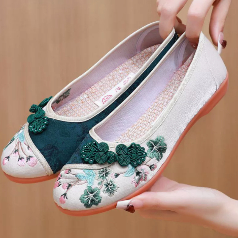 Retro Chinese Style Women Canv - огляд і ціна Embroidery Canvas