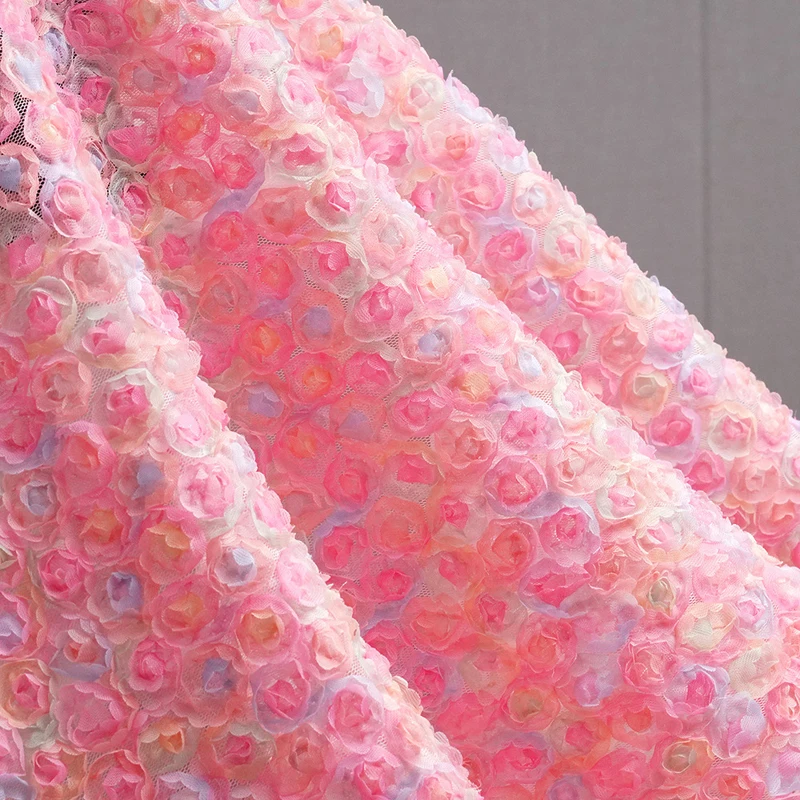 Colorful 3D Floral Embroidery  - огляд і ціна Embroidery Roses