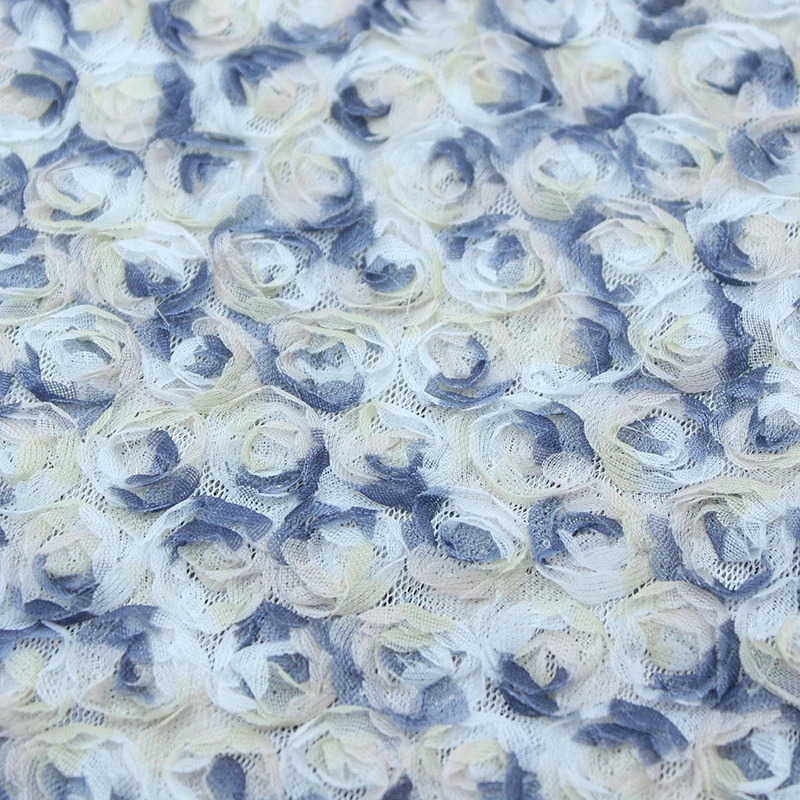 Colorful 3D Floral Embroidery  - огляд і ціна Embroidery Roses