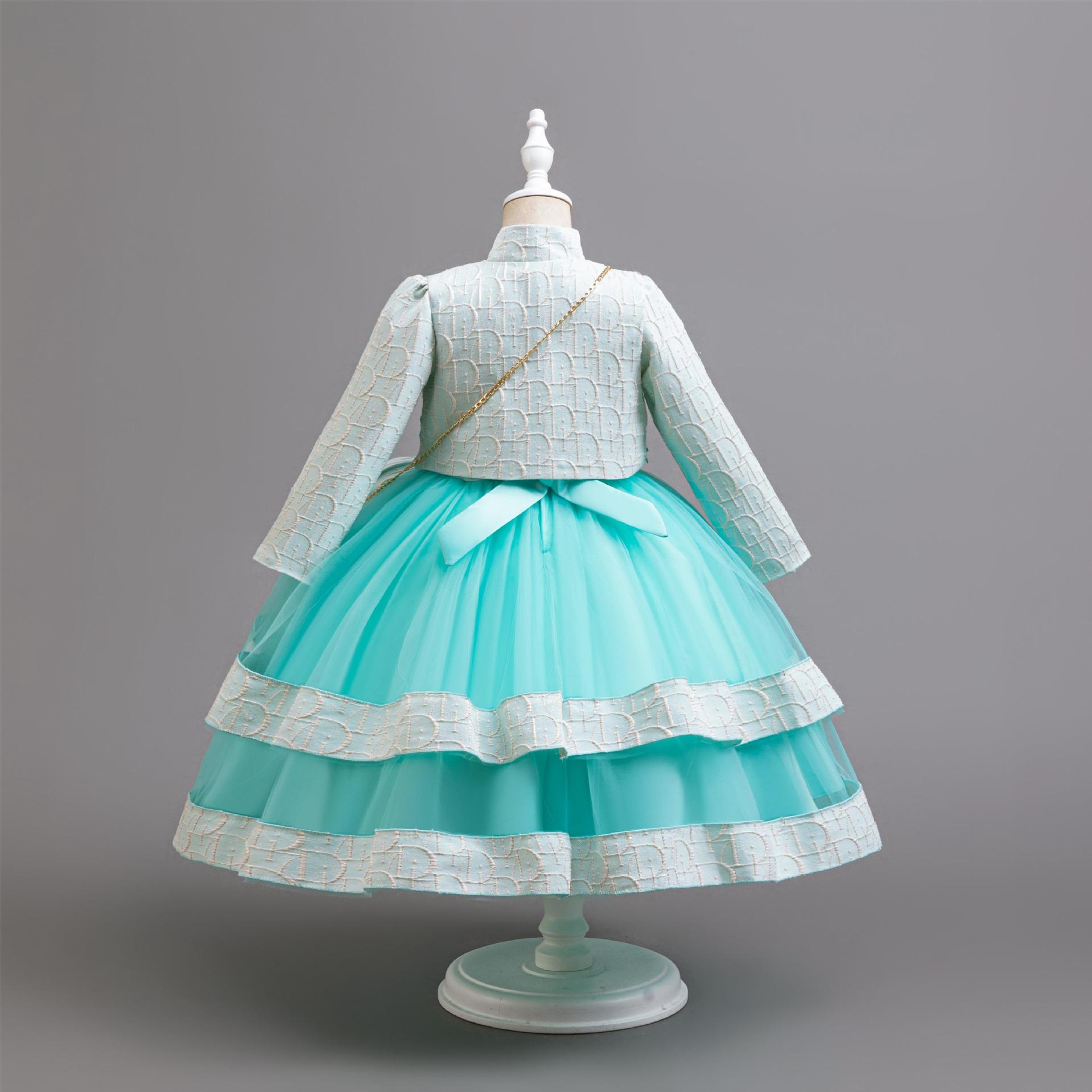 3PS Girls Long-Sleeved Dress E - огляд і ціна Embroidery Web