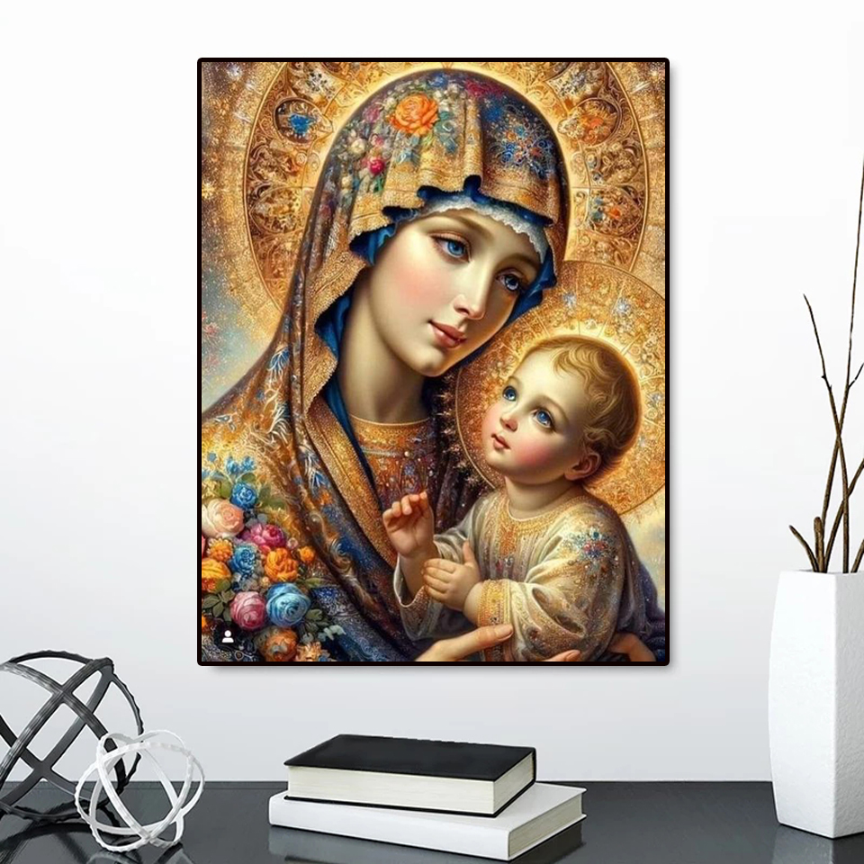 Frameless,Diamond Painting Vir - огляд і ціна Embroidery Roses