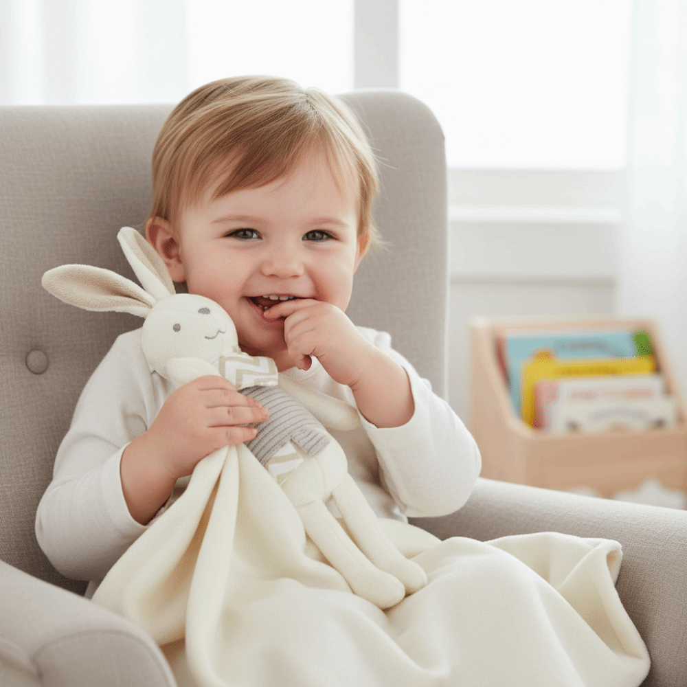 Square Shape Baby Rabbit Comfo - огляд і ціна Embroidery Rabbit